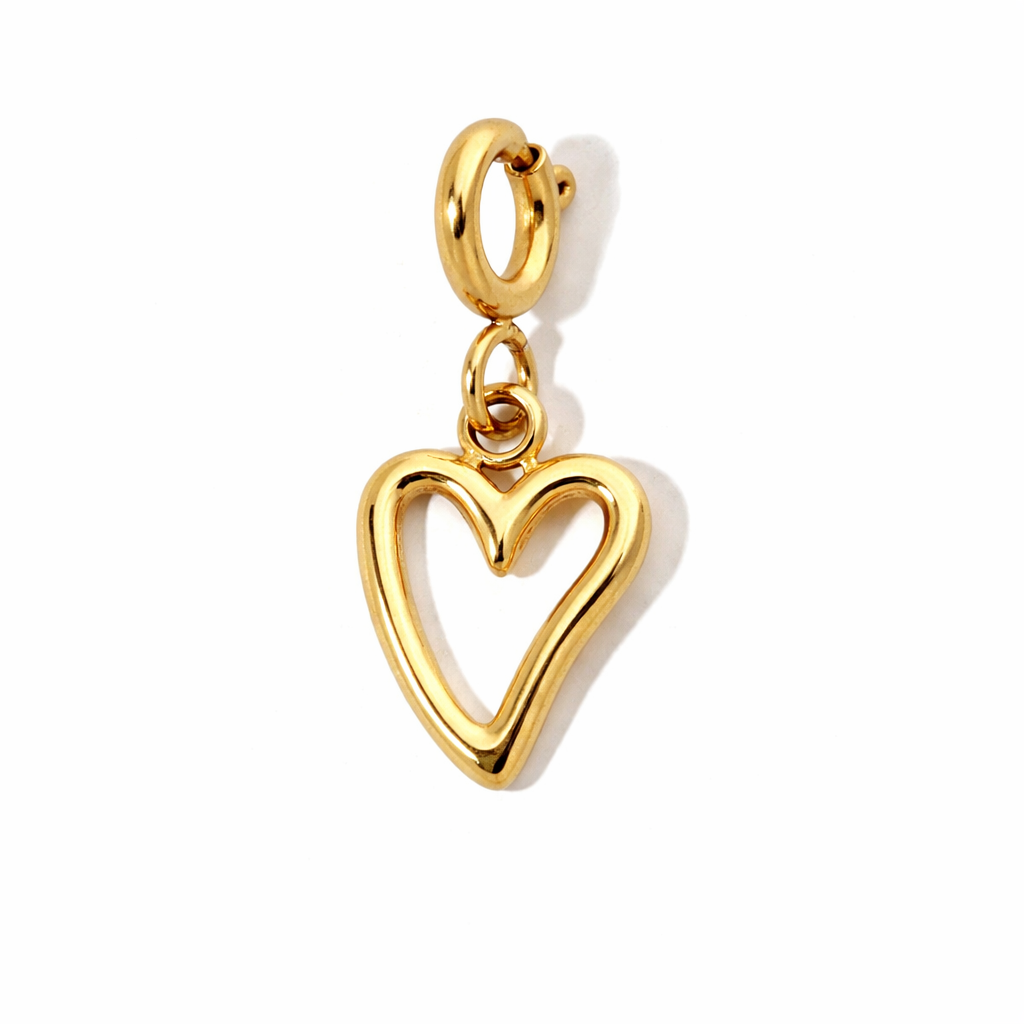 Herz Charm - Outline