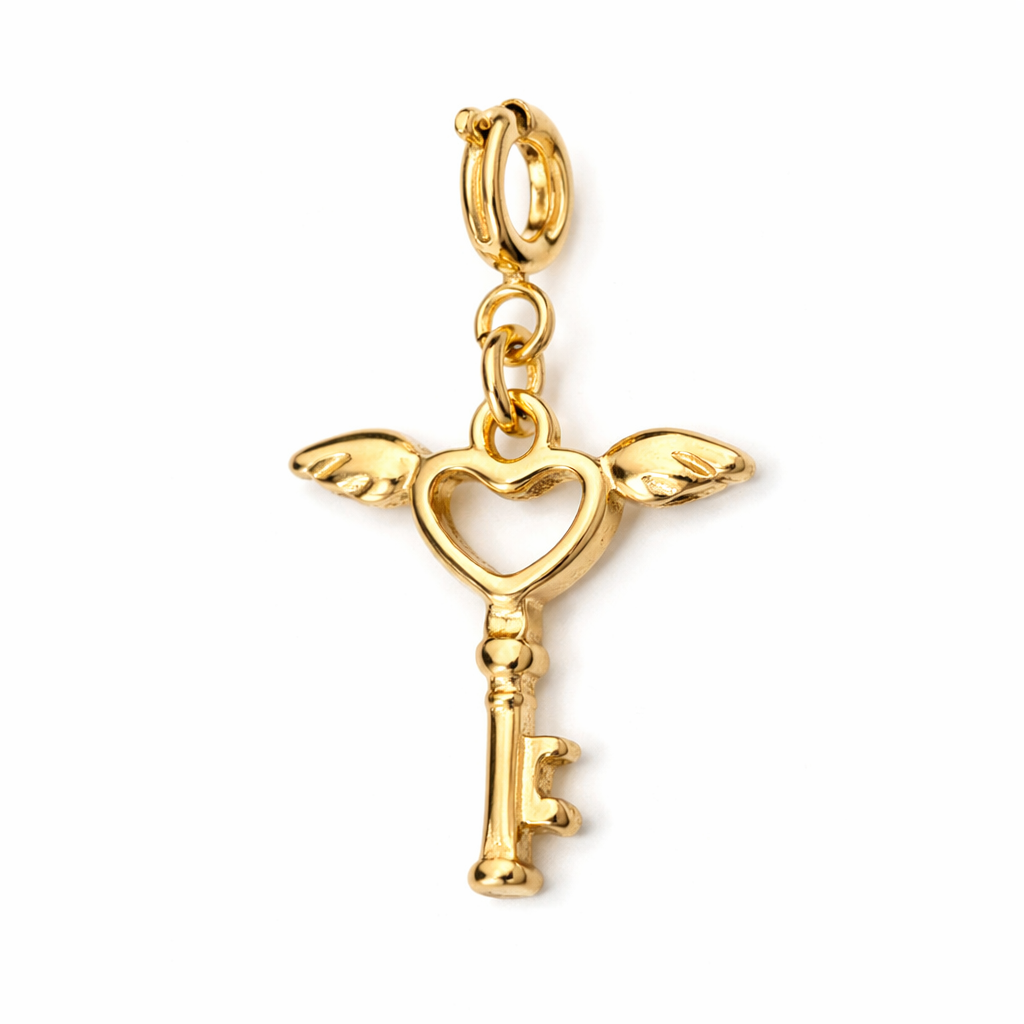 Herzschlüssel Charm