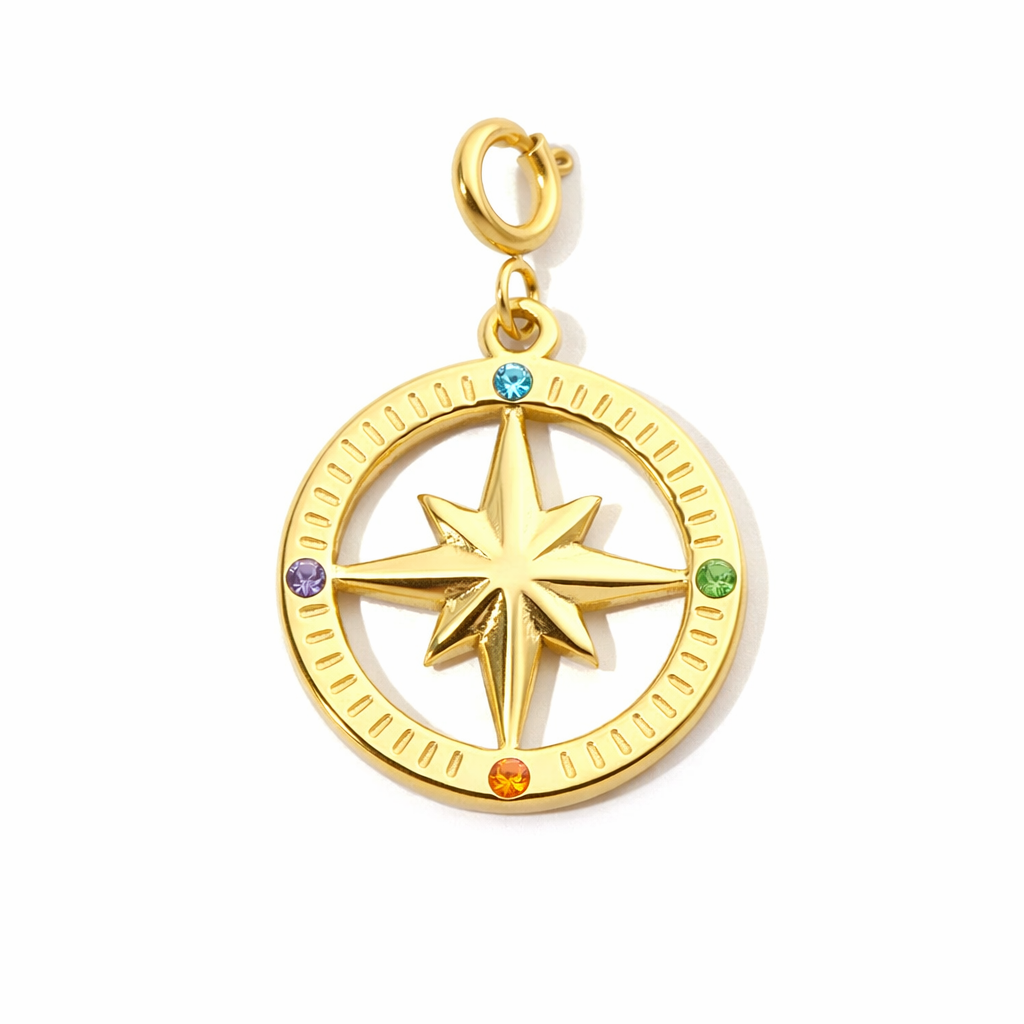 Kompass Charm - Polaris