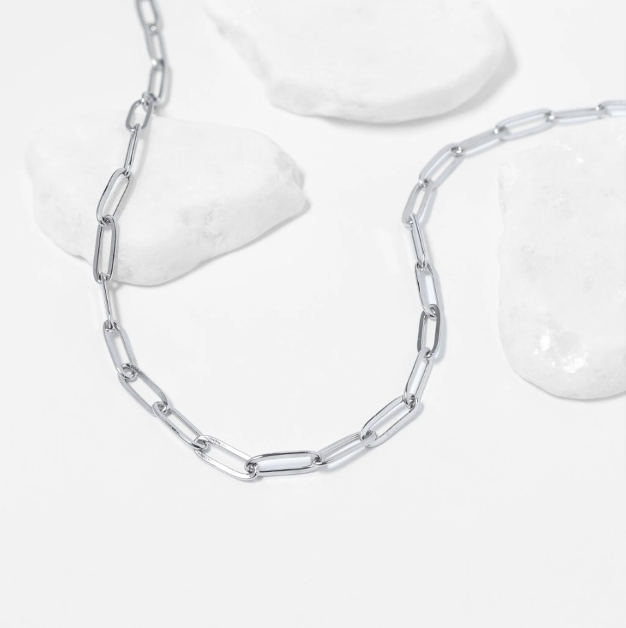 Charmily Paperclip Gliederhalskette