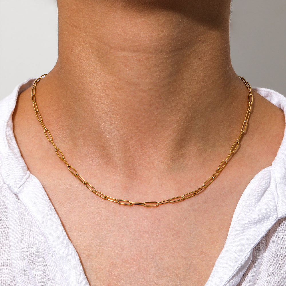 Charmily Paperclip Gliederhalskette