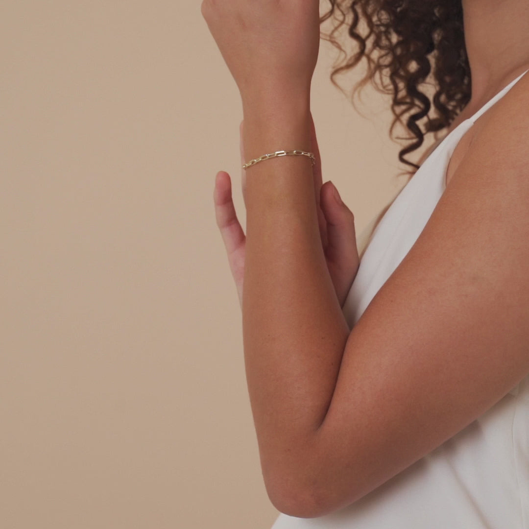 Charmily Paperclip Gliederarmband